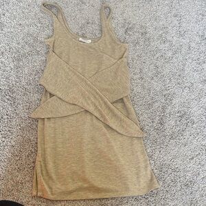 Lovers + Friends Tan Mini Dress